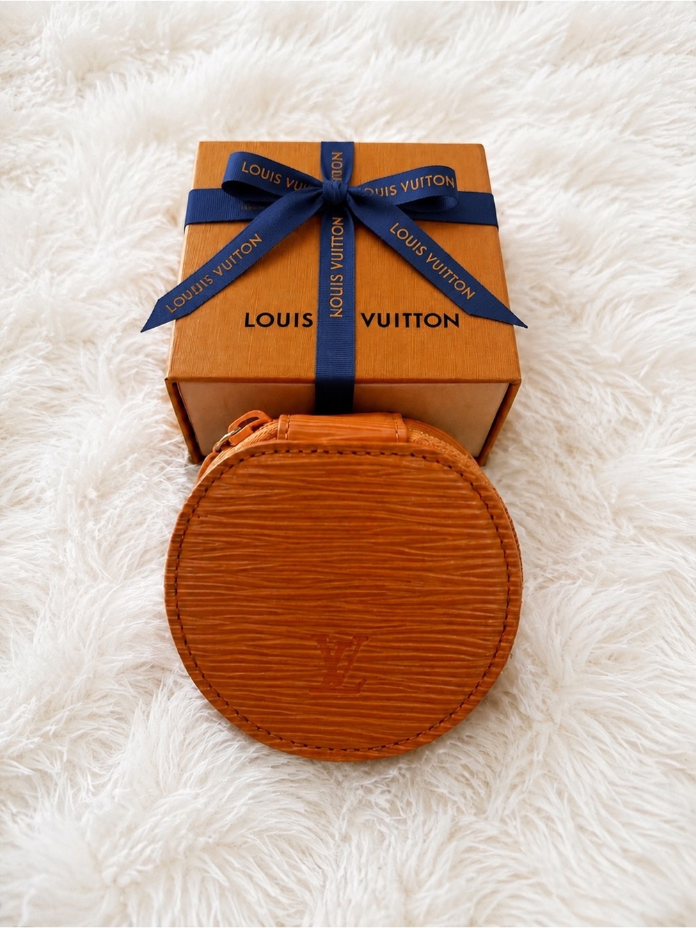 🧡🧡Louis Vuitton Epi Ecrin Bijoux Leather Jewelry Case🧡🧡